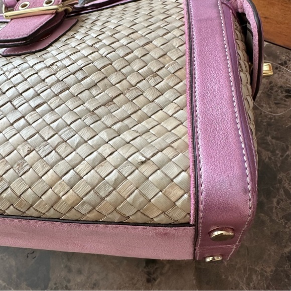 *LAST DAY* Coach Straw Boxy Bag Purse Valentine's Day gift - Picture 11 of 15